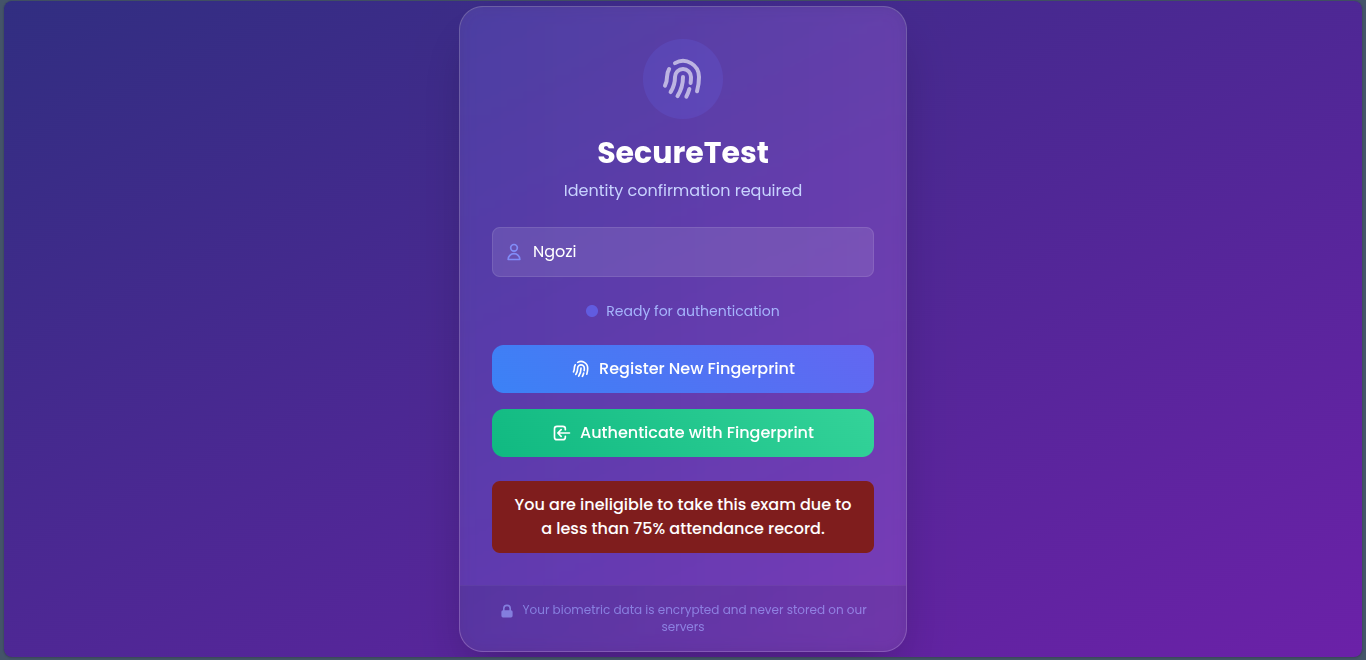 Secure Test